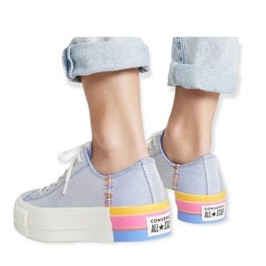 Converse Chuck Taylor All Star Lift Rainbow size 6.5